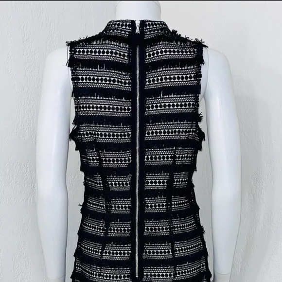 J Crew Fringe Sheath Dress Size 0 - Picture 3 of 5